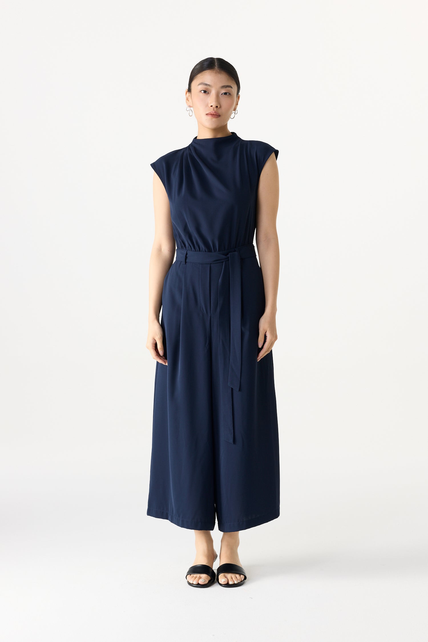 Funnel Neck Jumpsuit