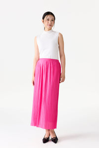 Pleated Maxi Skirt