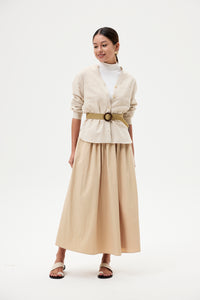 Linen Pocket Blouse