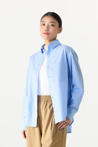 Relaxed Collared Shirt Blouse
