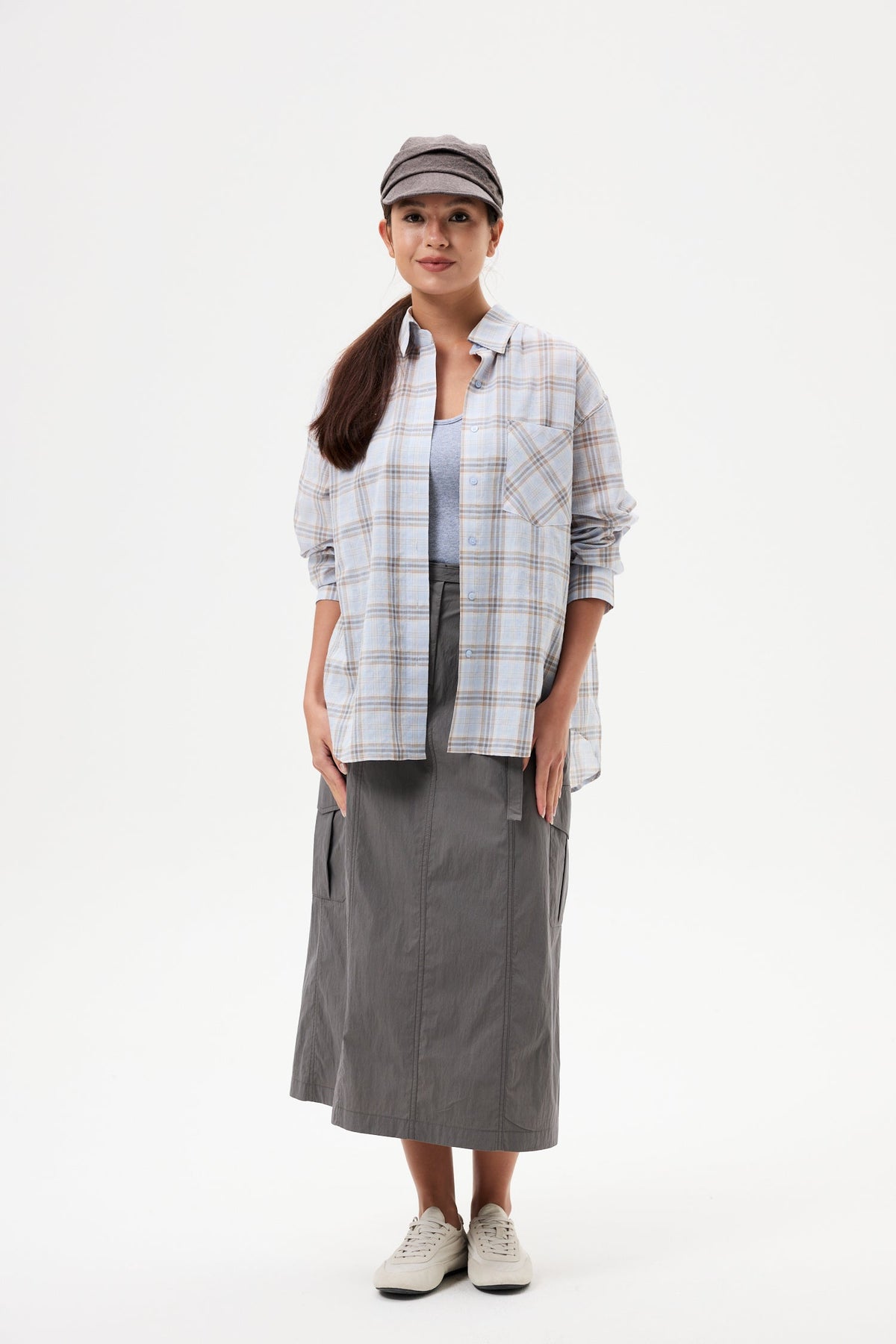 Soft Checks Shirt Blouse