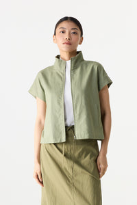 Stand Collar Magyar Top