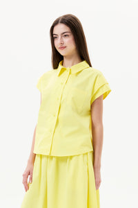 Paneled Sleeves Blouse