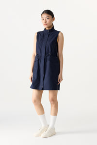 High Neck Cargo Dress