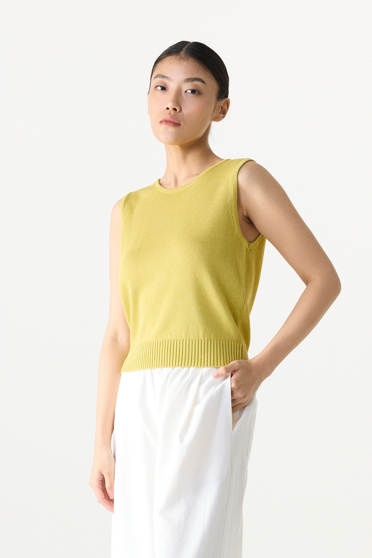 Sleeveless Knit Top