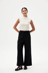 Drawstring Straight Pants