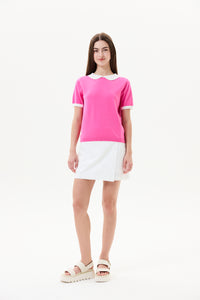 Overlapped Buttoned Skorts