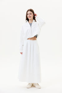Elasticated A-Line Flare Skirt