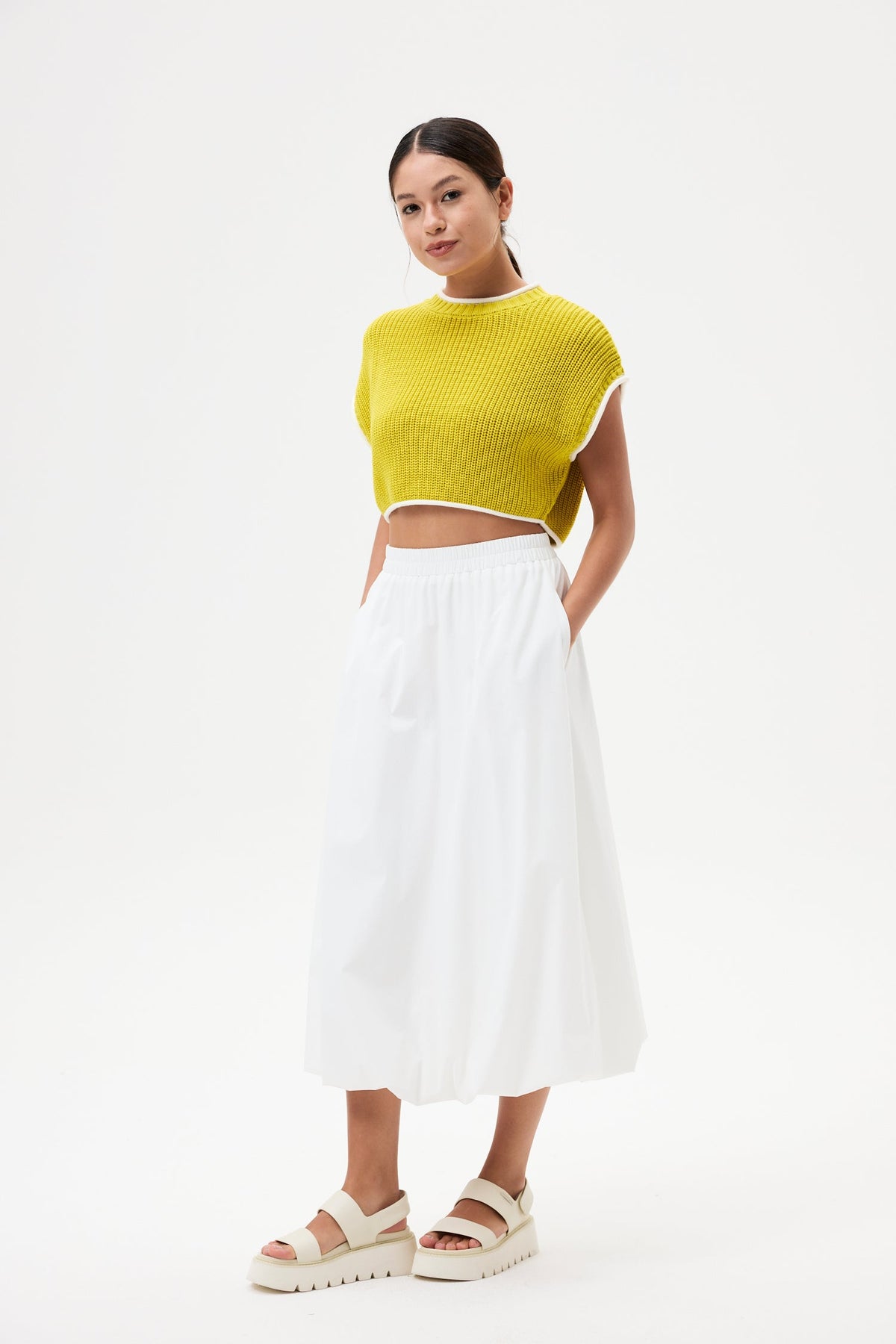 Elasticated Bubble Skirt
