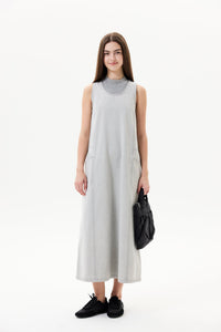 Functional Sleeveless Denim Dress