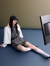 Contrast Raglan Jacket