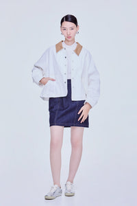 Contrast Raglan Jacket