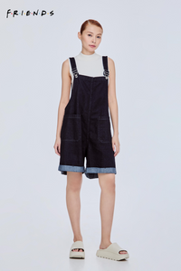 Short Denim Overall Dungaree