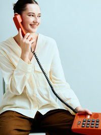 Flap Pocket V-Neck Blouse