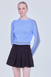Contrast Knitted Sweater