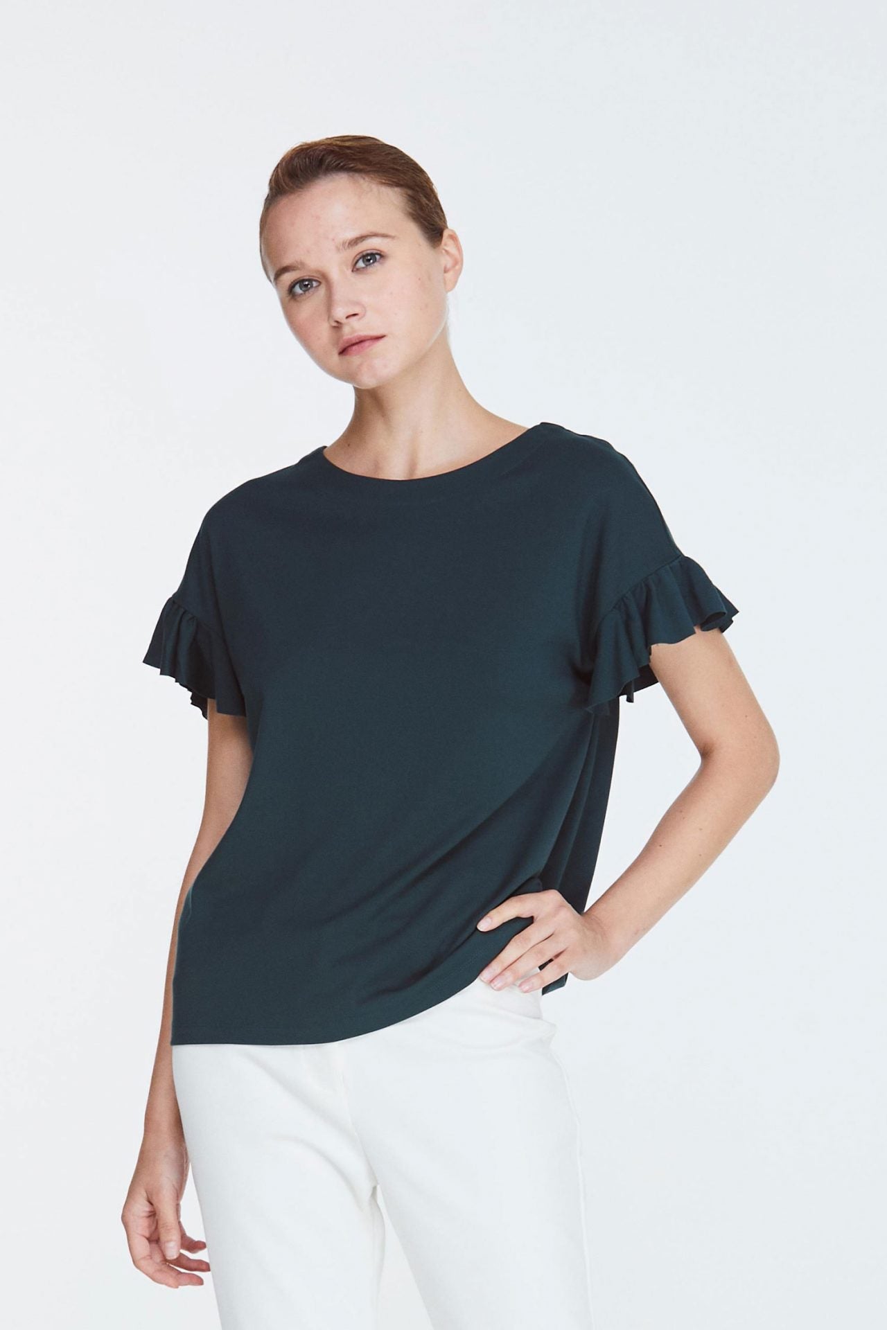 Frill Sleeved Top