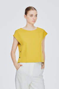 Boxy Capped Blouse