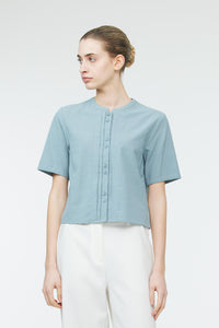 Buttondown Pintuck Blouse