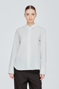 Asymmetrical Button Down Shirt Blouse