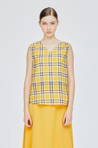 Plaid Vest Top