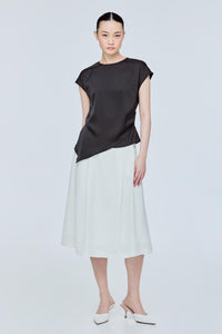 Asymmetrical Sleeveless Blouse