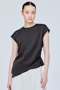 Asymmetrical Sleeveless Blouse