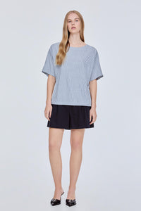 Back Detail Striped Top