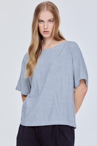 Back Detail Striped Top