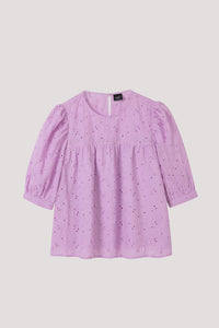 Floral Eyelet Blouse