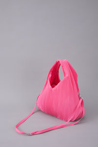 Pleated Hobo Bag