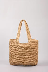 Rectangular Simple Straw Bag