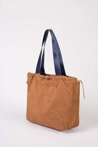 Contrast Drawstring Totebag
