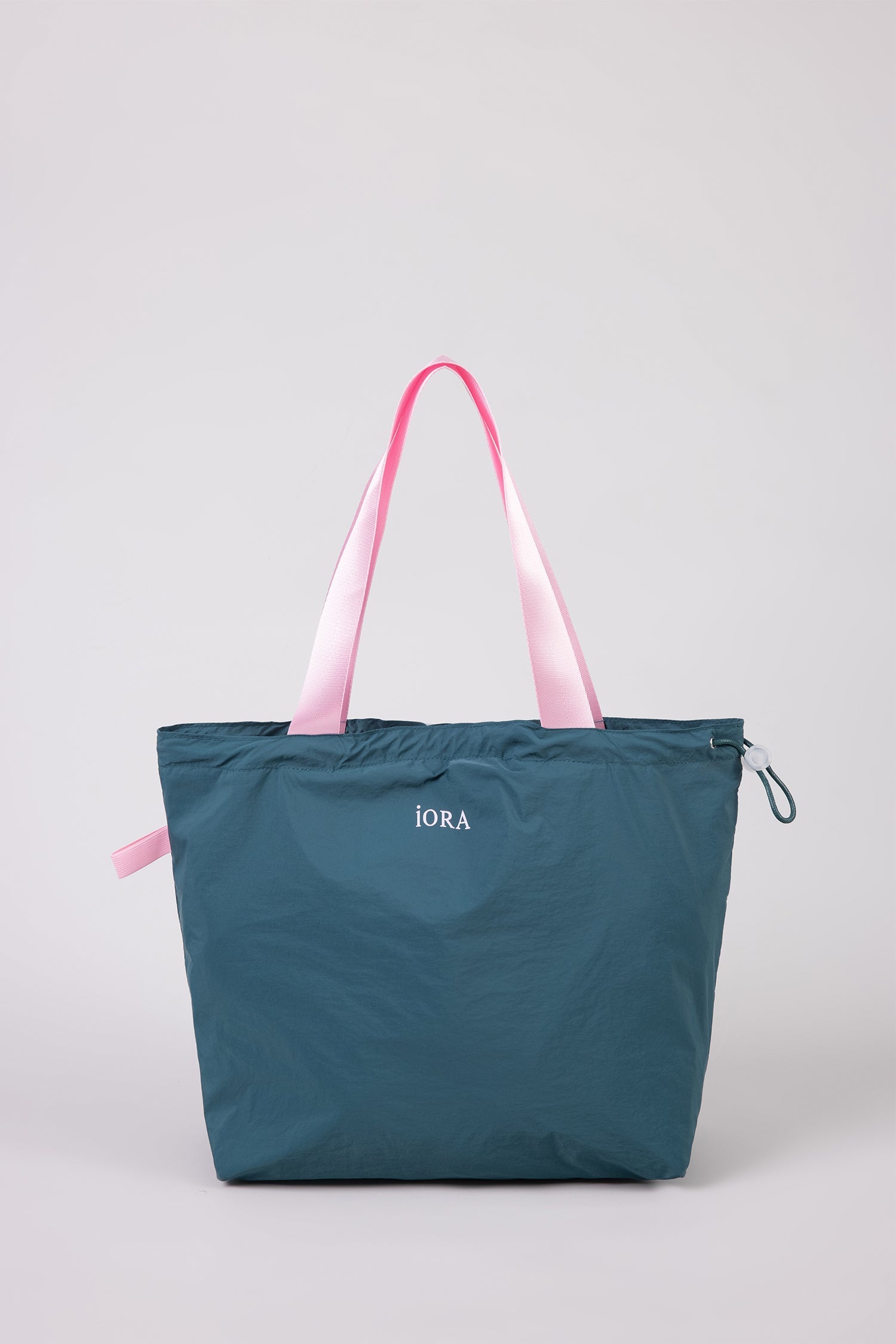 Contrast Drawstring Totebag