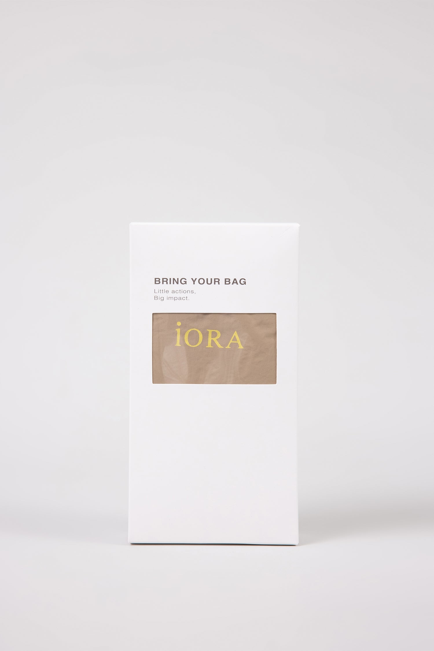 Contrast Drawstring Totebag