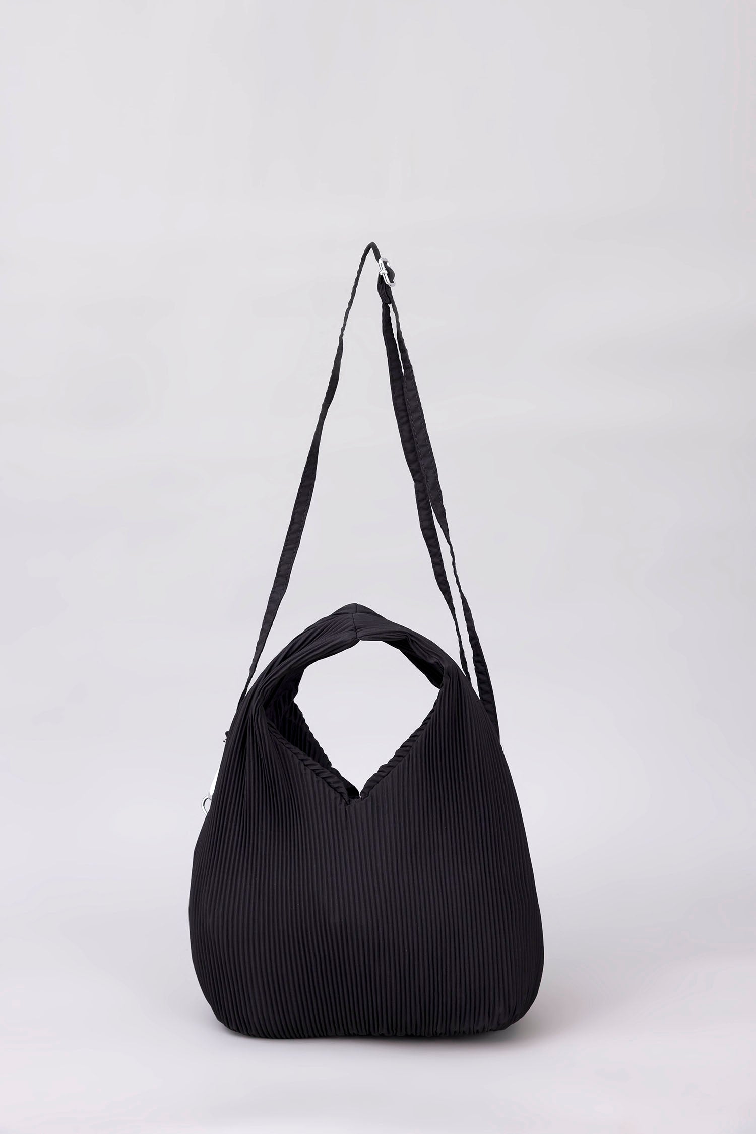 Pleated Hobo Bag