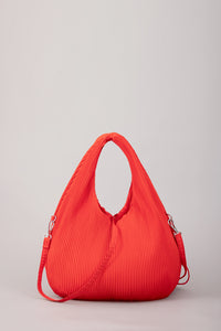 Pleated Hobo Bag