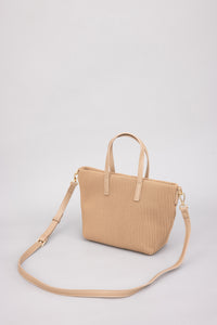 Trapezoid Corduroy Tote Bag