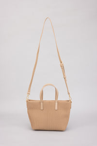 Trapezoid Corduroy Tote Bag