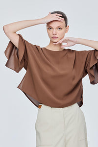 Relaxed Butterfly Sleeve Top