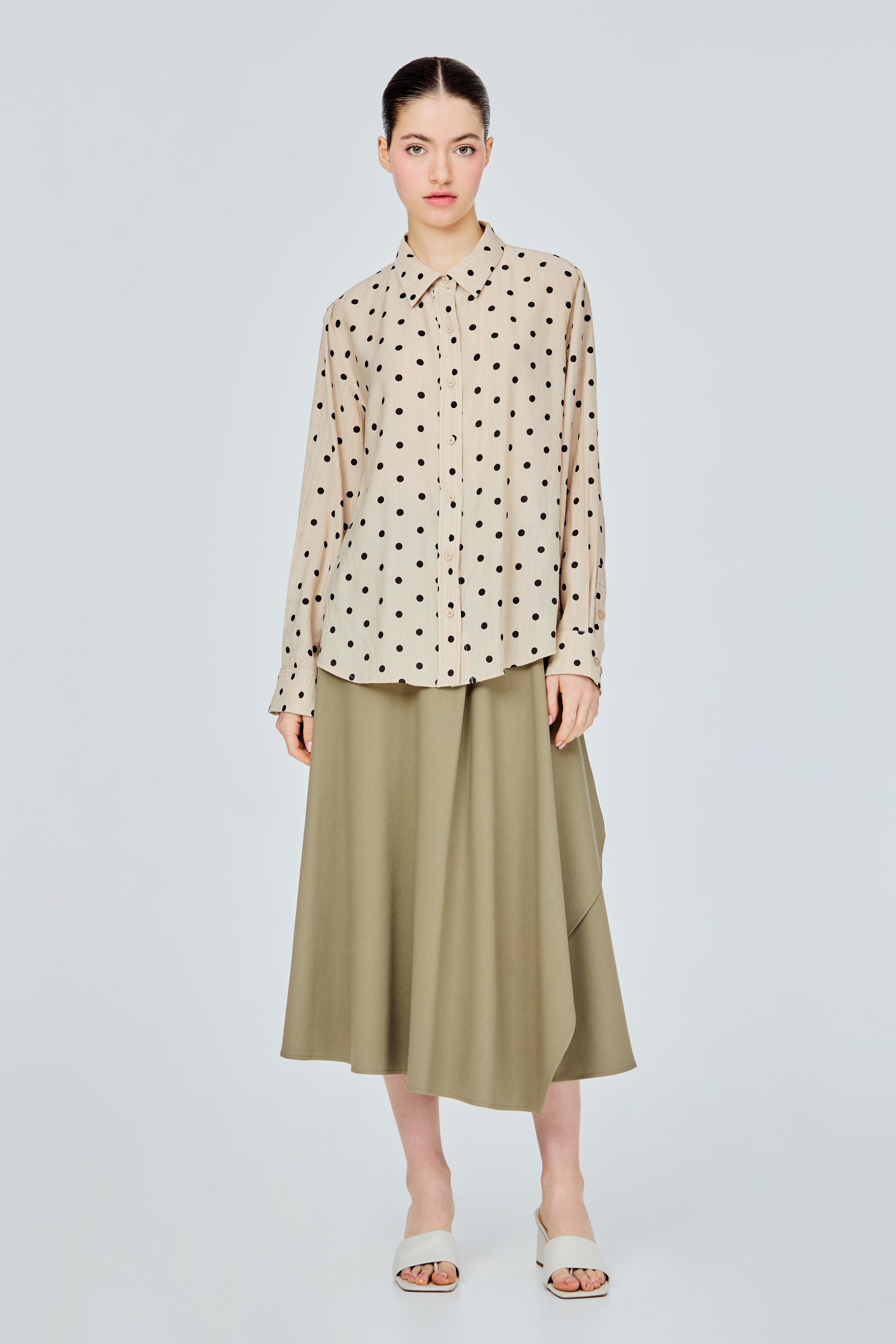 Printed Polka Dot Shirt
