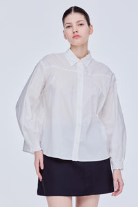 Smocking Detail Blouse