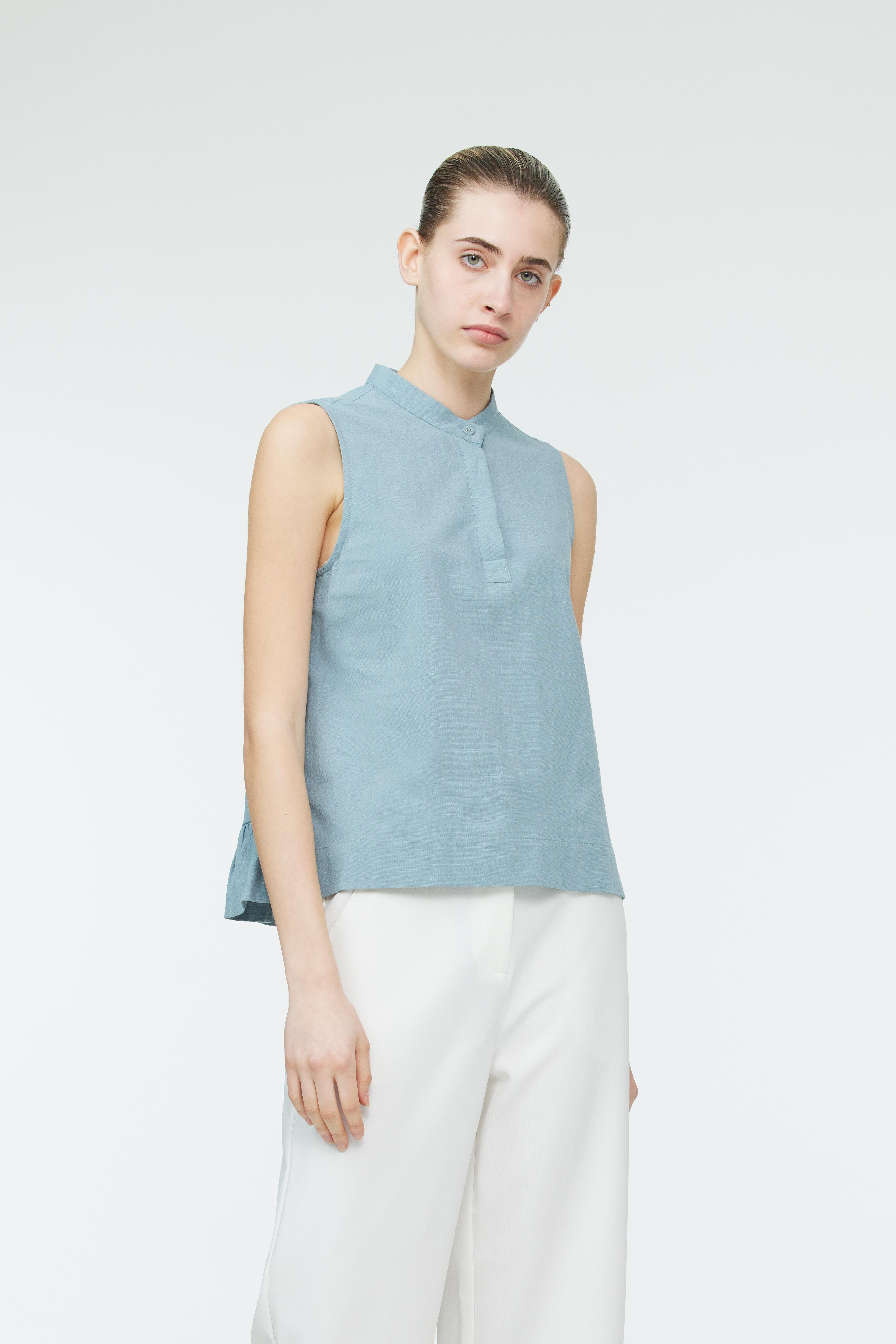 Boxy Crew Tank Blouse