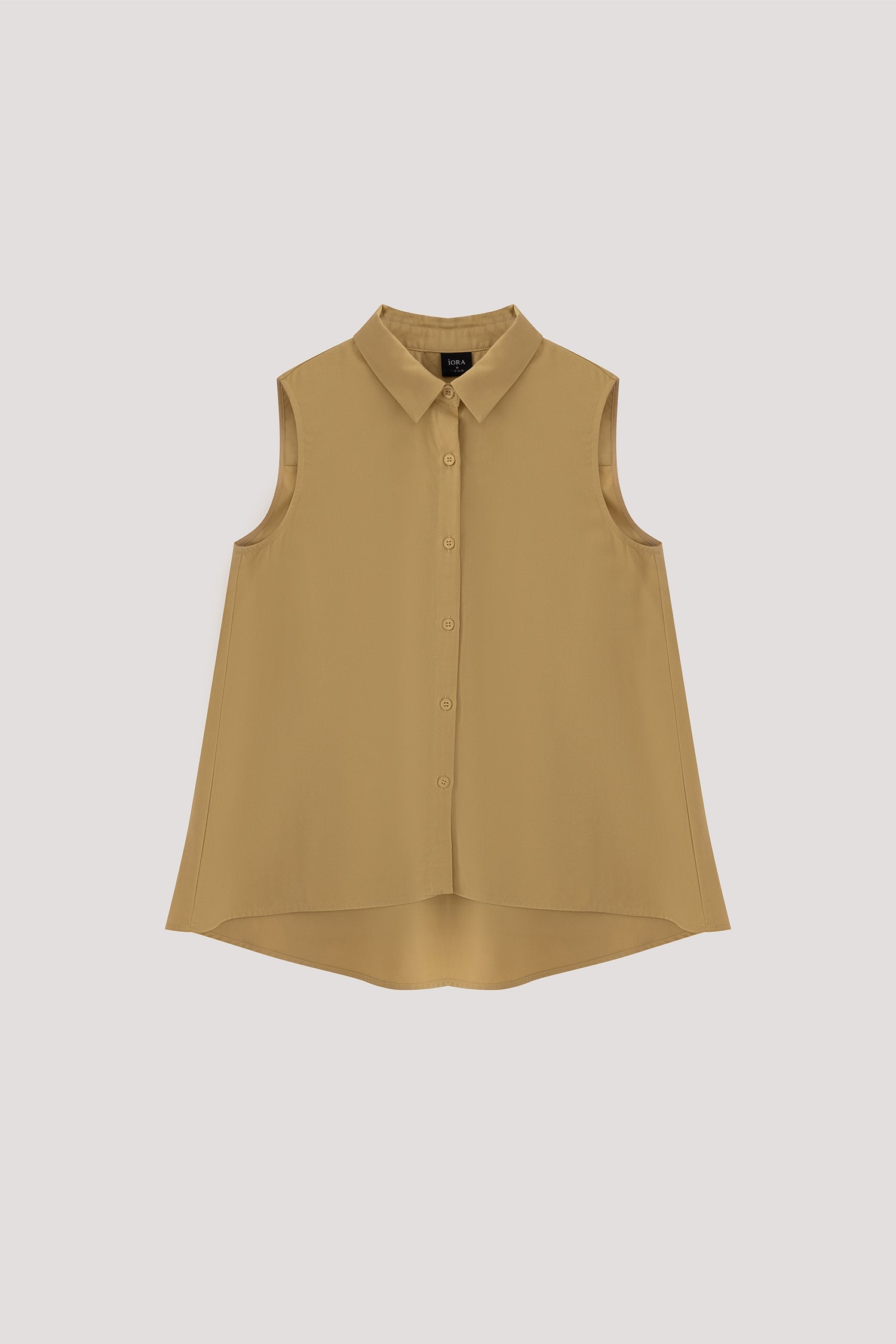 Flared Sleeveless Blouse