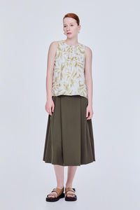 Gathered Foliage Blouse
