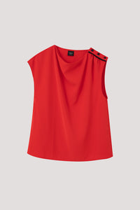 Asymmetrical Sleeve Blouse