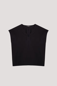 Relaxed V-Neck Top