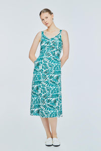 Printed Sleeveless Sundress