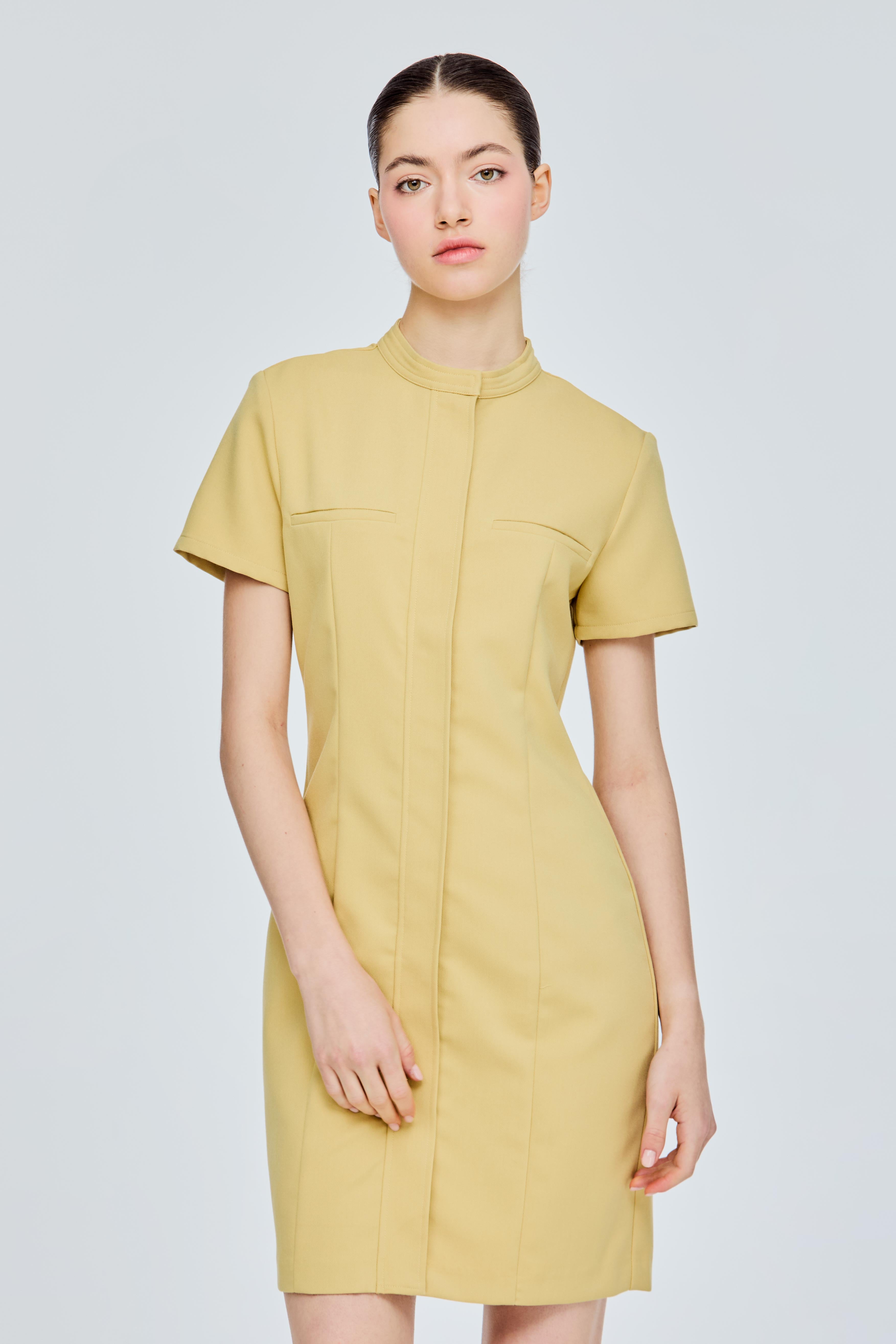 Tailored Cap Sleeve Dress