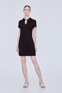 Buckle Detail Shift Dress