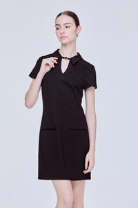 Buckle Detail Shift Dress